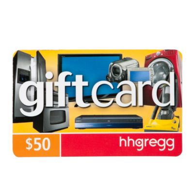 $50 hhgregg Gift Card 50.0