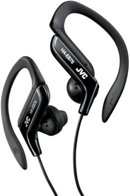 JVC Black Sports Ear Clip Headphones 12.99