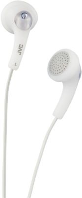 JVC White Gumy Earbud Headphones 9.99