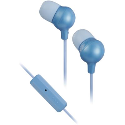 JVC Blue Marshmallow In-Ear Remote + Mic Headphones 9.95