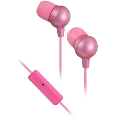 JVC Pink Marshmallow In-Ear Remote + Mic Headphones 9.99