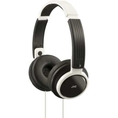 JVC White Riptidz On-Ear Flat Headphones 29.99