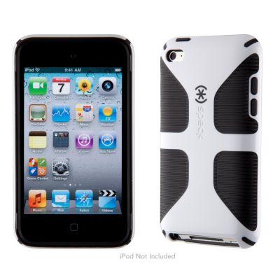 Speck SuperTrooper White CandyShell Grip Case for iPod touch