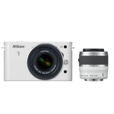 Nikon 1 J1 10.1 Megapixel Camera with 10-30mm Lens and Telephoto Zoom Lens 549.9
