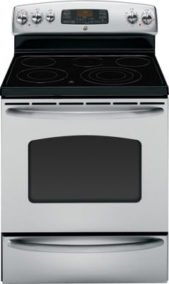 GE 30' Stainless Steel Smoothtop Convection Electric Range The price is $989.99.