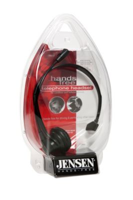 Jensen Hands-Free Telephone Headset with Headband Design and Boom Microphone 9.99