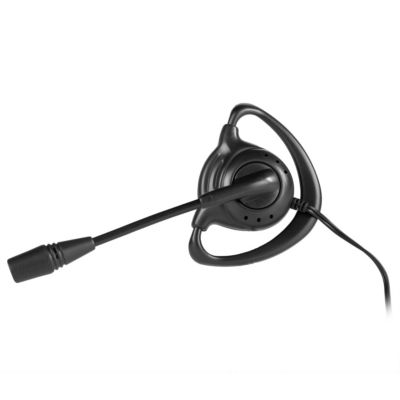 Jensen Hands-Free Telephone Headset with Ear Cradle Design and Rotating Boom Microphone
