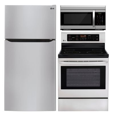 LG 3-Piece Stainless Steel Kitchen Package 