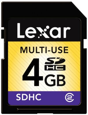 Lexar 4GB SD High-Capacity Memory Card 9.99