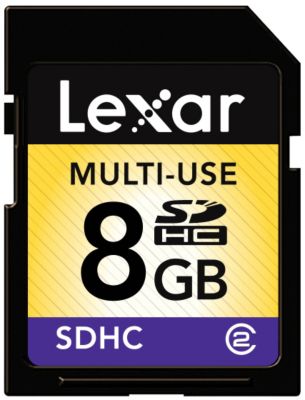 Lexar 8GB SD High-Capacity Memory Card