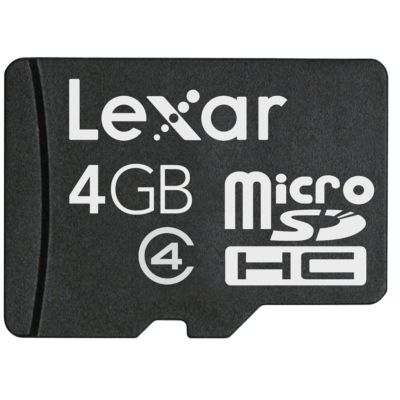 Lexar 4GB microSD™ Card with Adapter 9.99