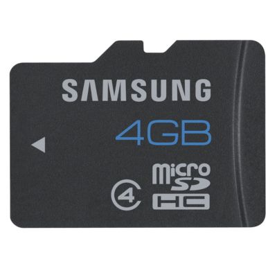 Samsung 4GB High Speed microSDHC Class 4 Card 9.99
