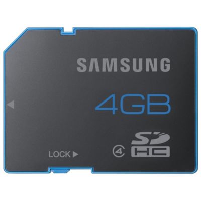 Samsung 4GB High Speed SDHC Class 4 Card 9.99