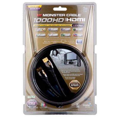 Monster Cable 3.28' 1000HD Ultra-High Speed HDMI Cable 99.95