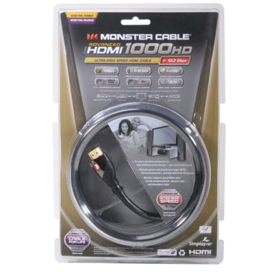 Monster Cable 6.56' 1000HD Ultra-High Speed HDMI Cable