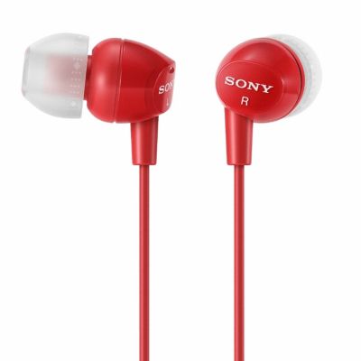 Sony Red Earbud Headphones 9.99