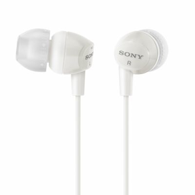 Sony White Earbud Headphones
