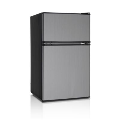 Midea 3.1 Cu. Ft. Stainless Steel Double-Door Compact Refrigerator 179.72