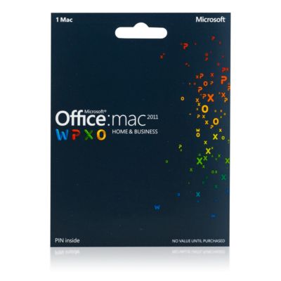 Microsoft Office Mac Home and Business 2011 Key Card (1 Mac) 219.99