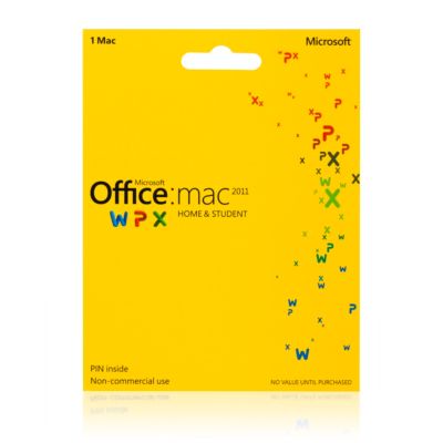 Microsoft Office Mac Home and Student 2011 Key Card (1 Mac) 139.99