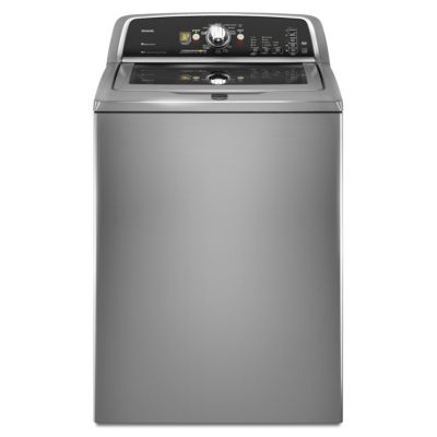 Maytag 3.6 Cu. Ft. Silver HE Top-Load Washer 