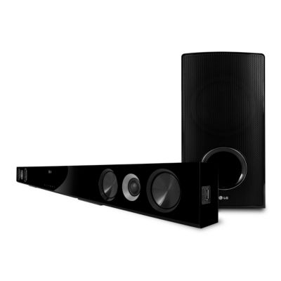 LG 300-Watt 2.1-Channel Soundbar and Wireless Subwoofer