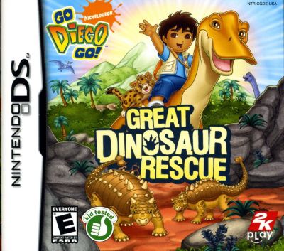 Nintendo DS Go Diego Go! Great Dinosaur Rescue 14.9899997711181640625