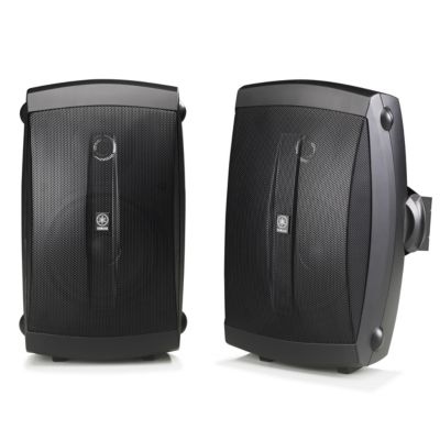 Yamaha 5' 2-Way Black Indoor / Outdoor Speakers (2 in Box; Price for Each) 49.99