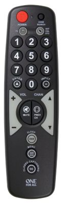 One-For-All 2-Device Universal Remote Control 7.99