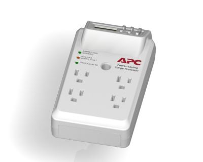 APC 4-Outlet Power-Saving Surge Protector with Wall Tap and LCD Timer® 9.95