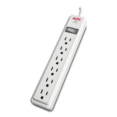 APC 6-Outlet Essential SurgeArrest Surge Protector