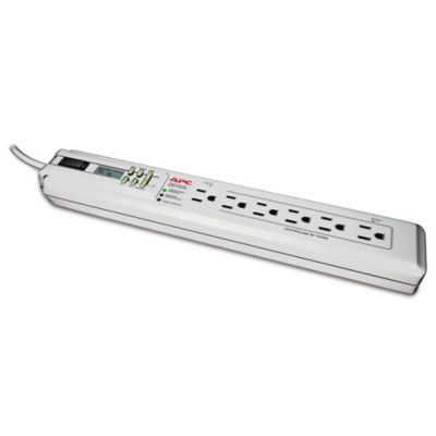 APC 6-Outlet Power-Saving Surge Protector with LCD Timer® 29.95