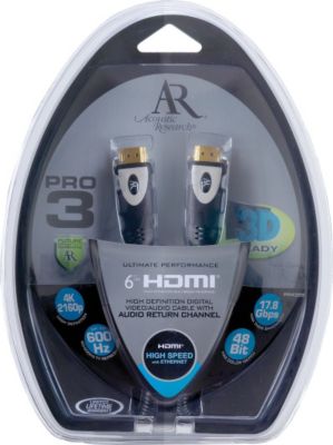 Acoustic Research 6' HDMI cable with Audio Return Channel