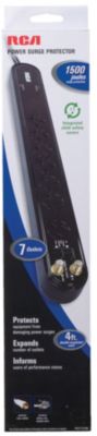 RCA Surge Protector with 1500 Joules Protection