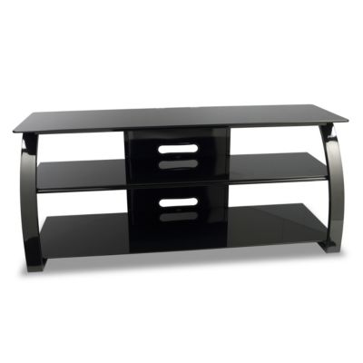 Bell'O High Gloss Black Audio/Video Stand for Flat-Panel TVs Up to 55