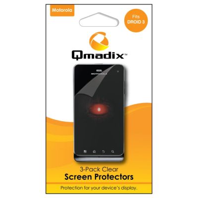 Qmadix Screen Protector for Motorola Droid 3 9.99