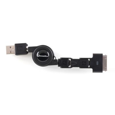 Qmadix Retractable USB Cord 3-in-1 24.99