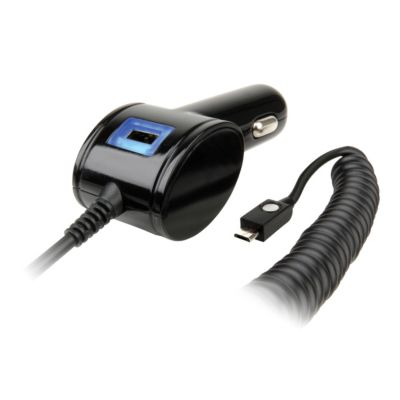 Qmadix Vehicle Power Charging Adapter with Auxiliary USB Port 29.99
