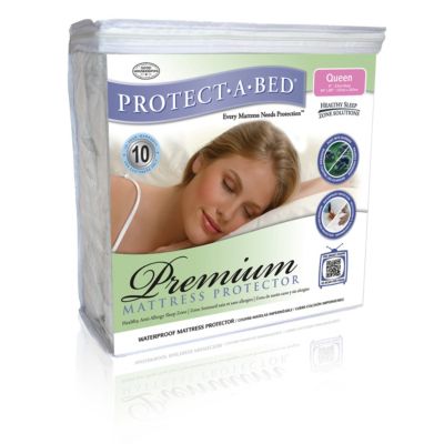 Protect-A-Bed Premium Waterproof Bedding Encasement (Fits Queen 60' x 80', 18' Height Maximum) 29.95