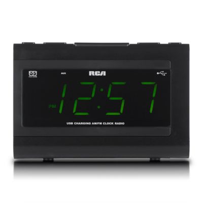 RCA USB Charging Clock Radio with Dual Wake 21.95