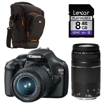 Canon D-SLR Camera with 2 Lenses,  Case and 8G SD Card 702.19