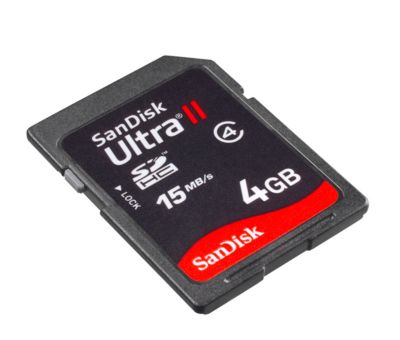 SanDisk 4GB Ultra® II SDHC Card 12.95