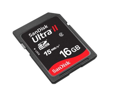 SanDisk 16GB Ultra® II SDHC Card 29.95
