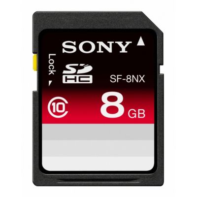 Sony 8GB SDHC™ Memory Card, Class 10