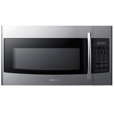 Samsung 1.8 Cu. Ft. 1,100-Watt Stainless Steel Over-the-Range Microwave 