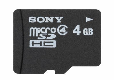 Sony 4GB microSDHC™ Memory Card 5.99