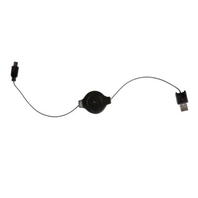 RCA Retractable USB 2.0 to Mini-B Cable