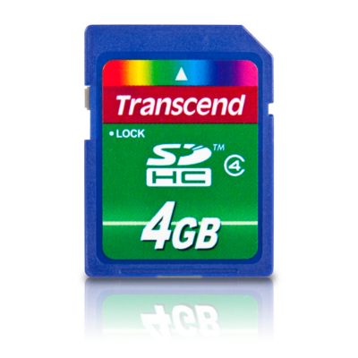 Transcend 4GB SDHC Card 4.99