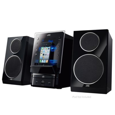 JVC CD Desktop Stereo with Flip-Dock for iPhone®/iPod®