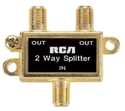 RCA 2-way Signal Splitter Frequency 5 to 900Mhz